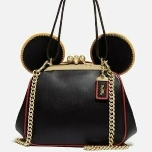 Coach X Mickey Keith Haring Leather Women's Bag - New with Tags